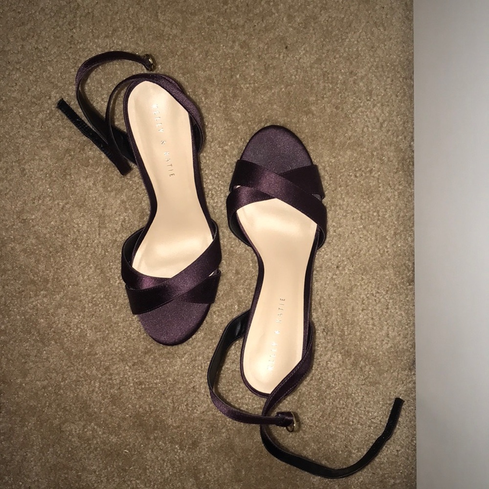 Dark Purple Heels